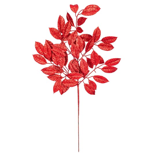 Vickerman 31" Red Artificial Gardenia Glitter Sprays, 2ct. | Michaels®